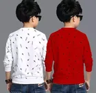 Cotton Blend Round Neck T-Shirts for Boys 