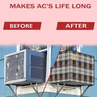 KANUSHI industries® 100% Waterproof And Dustproof Window AC Cover 1.5 to 2.0 Ton Capacity 