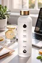 Time Marker Motivational Water Bottle 1 Litre 