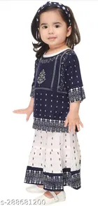 Rayon Kurta Set for Girls 