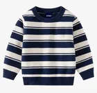 Woolen Striped Sweater for Boys, Blue 