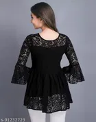 Three-Quarter Sleeves Top for Women 