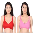 Polycotton Non-Padded Bra for Women 
