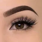 False Eyelashes with Adhesive 