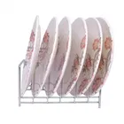 Oc9 स्टेनलेस स्टील प्लेट स्टैंड & कप स्टैंड फॉर किचन