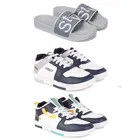 Combo of Casual Shoes with Sliders for Men 