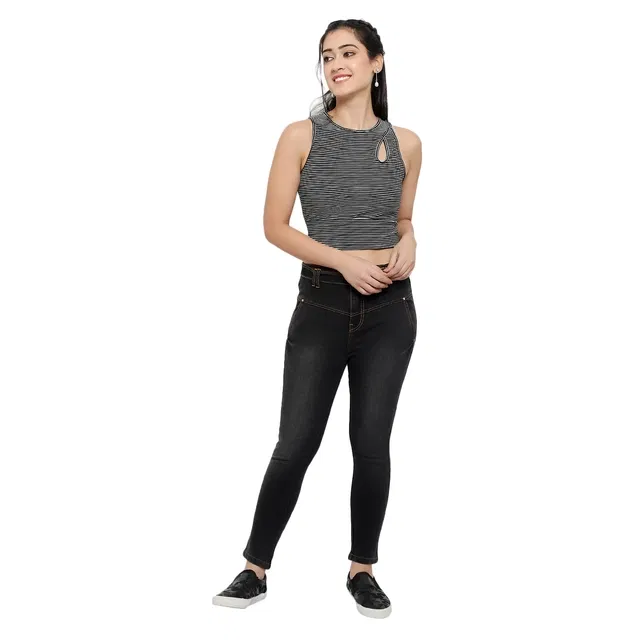 Denim Jeans for Women, Black (34)
