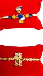 Metal Donald Duck Rakhi 