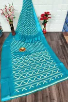 SVB कॉटन लिनन साड़ी फॉर विमेंस 