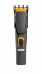UrbanHTC AT 509 Cordless Professional Hair Trimmer Waterproof Stainless Steel Blade Trimmer 45 min  Runtime 5 Length Settings [Black]