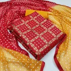 वीमेन अन्स्टिचड ड्रेस मटेरियल सूट 