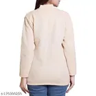 Woolen Solid Full Sleeves Cardigan for Women 