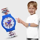 LORETTA Silicone Straps Analog Watch for Kids (Blue)