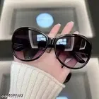 Oversized UV Protected Womens Sunglasses, Black