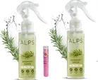 Combo of 2 Pcs Alps Goodness Rosemary Water Hair Spray for Thick Hair (200 ml) & Strawberry Lip Balm (Set of 3)