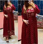 Micro Print Flared Dupatta Set for Women 