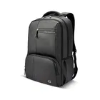 Gear Vintage 4, 29L Water Resistant Anti Theft Faux Leather Laptop Backpack for Men & Women, Black