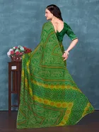Georgette Bandhini Saree for Women 