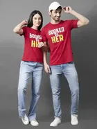 Rigo Casual Cotton Couple T-Shirt 