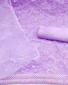 Organza Unstitched Suits for Women 