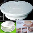 Plastic Cake Decorating Revolving Icing Turnable Stand 