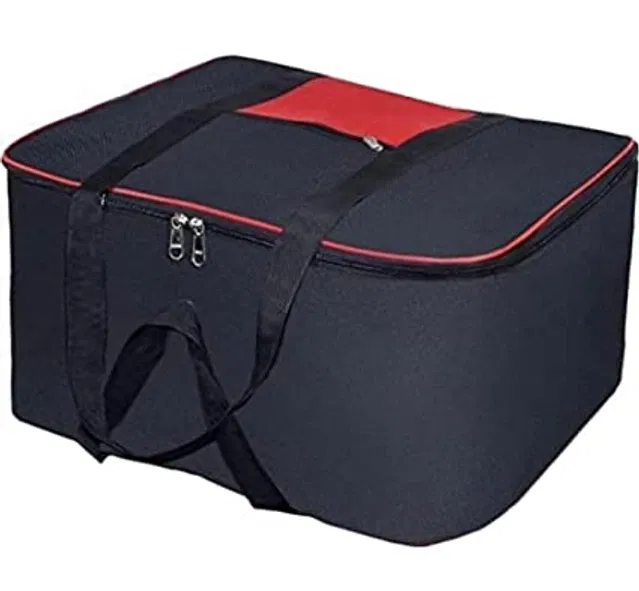 Non-woven Zip Closure Saree Covers (Black)