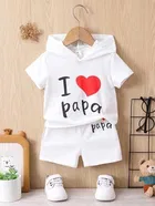 Cotton Printed Clothing Set for Boys 