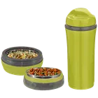 Asian Stainless Steel Lunch Box with Flask 