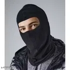 UV Protected Cotton Blend Motorcycle Head & Face Covers for Men ,Black 