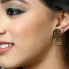 Oxidised Alloy Gold Plated Earrings for Women 