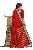Cotton Embellished Saree for Women 