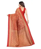 Women's Printed Saree with Blouse Piece 