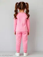 Cotton Blend Clothing Set for Girls, Pink 