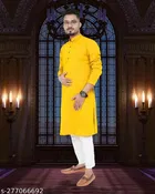 Mandarin Neck Kurta for Men 