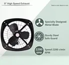 KJM Power 9 nch 225 mm High Speed  Exhaust Fan - Pack of 1