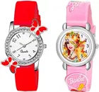 Analog Watch for Women & Girls, Pack of 2 (Multicolor)