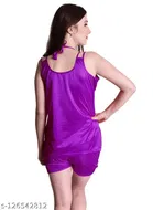 Satin Nightdress Set for Women 