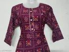 Rayon Printed Kurti for Women 