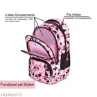 Polyester Backpack Bag, Purple