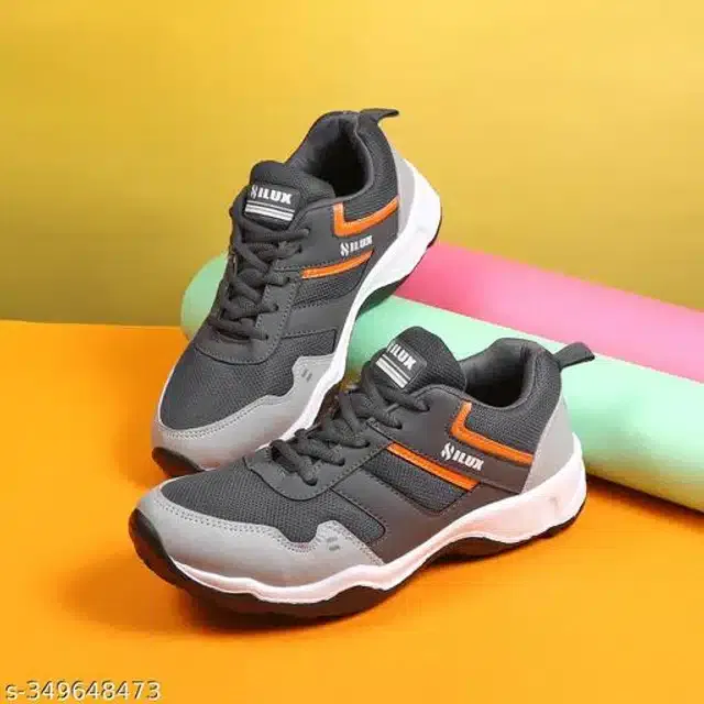 Casual Shoes for Men (Grey, 9)