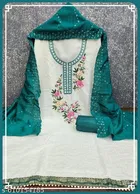 Embroidered Patiala Suit for Women 