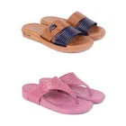 Combo of Sliders & Slippers for Women 