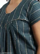 Satin Soft & Attractive Nightdress for Women & Girls , Green 