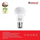 Goldmedal 9W B22 Led Bulb, White [Pack of 2]