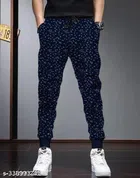 Cotton Trackpants for Boys (Navy Blue, 10-11 Years)