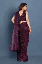 Lycra Blend Embellished Saree for Women 