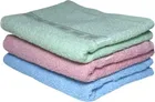 Cotton High Absorbent Antibacterial Hand Towels (Pack of 3) (Multicolor, 14x21 inches)