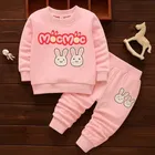 Cotton Blend Printed Clothings Set for Girls,  