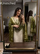 Chanderi Silk Embroidered Punjabi/All Over Suits for Women 