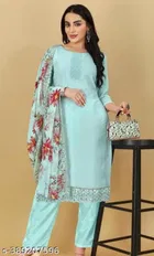 Embroidered Unstitched Suit for Women 
